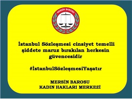 İstanbul Sözleşmesi Yaşatır