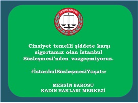 İstanbul Sözleşmesi Yaşatır