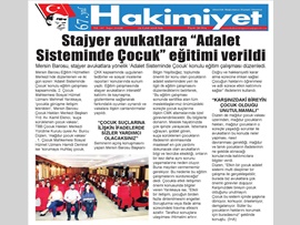 BASINDA BAROMUZ (Stj. Avukatlara Adalet Sisteminde Çocuk Konulu Panel)