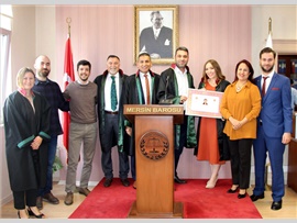 BARO BAŞKANI AV. ALİ ER: “MESLEKİ DAYANIŞMAYA ÖNEM VERİYORUZ”