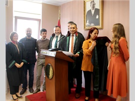 BARO BAŞKANI AV. ALİ ER: “MESLEKİ DAYANIŞMAYA ÖNEM VERİYORUZ”