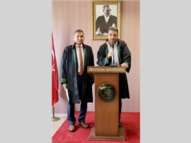BARO BAŞKANI AV. ALİ ER: “MESLEKİ DAYANIŞMAYA ÖNEM VERİYORUZ”