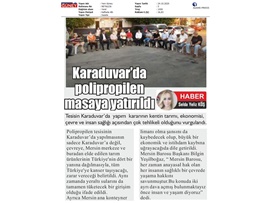 BASINDA BAROMUZ (Polipropilen Tesisi toplantısı yapıldı)