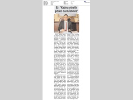 BASINDA BAROMUZ (Başkanımızın '25 Kasım Kadına Yönelik Şiddete Karşı Uluslararası Mücadele Günü’ mesajı)