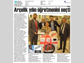 BASINDA BAROMUZ (Yılın Emekli Öğretmenine Ödül)