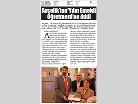 BASINDA BAROMUZ (Yılın Emekli Öğretmenine Ödül)