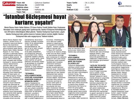 Mersin Barosu Kadın Hakları Merkezi basın açıklaması