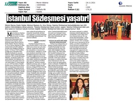 Mersin Barosu Kadın Hakları Merkezi basın açıklaması