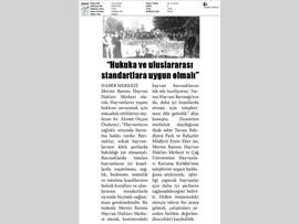 BASINDA BAROMUZ (Mersin Barosu Tarsus Hayvan Barınağı'nı Gezdi)