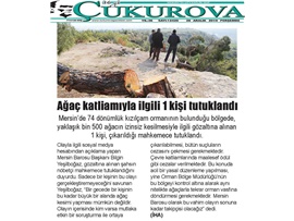 BASINDA BAROMUZ (Mezitli'de Ağaç Katliamına Tepki)