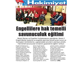 BASINDA BAROMUZ (Engelli Dernekleri Hak Savunuculuğunda Güçleniyor)