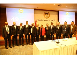 TBB 49. BARO BAŞKANLARI TOPLANTISI CMK ÜCRET TARİFESİ GÜNDEMİYLE YAPILDI