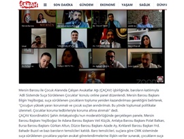 BASINDA BAROMUZ (Yeşilboğaz: "Çocuk Suçtan Arındırılmalı")