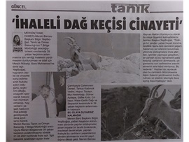 Mersin Barosu, "İhaleli dağ keçisi cinayetinin' iptali için dava açtı