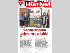 BASINDA BAROMUZ (Geleceğin Hemşirelerine 'Kadına Şiddetin Önlenmesi' Konulu Bilgilendirme Çalışması