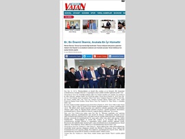 BASINDA BAROMUZ (Mersin Barosu Tarsus Adliyesi'nde  Atatürk Büstü ve Kafeterya Açtı)