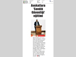 BASINDA BAROMUZ (31 Mart'ta Sandıkları Avukatlara Emanet)