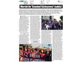 İstanbul Sözlşmesi'nin feshine karşı yürüyüş