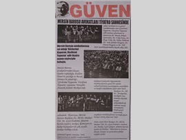 BASINDA BAROMUZ (Mersin Barosu Avukatları Tiyatro Sahnesinde)