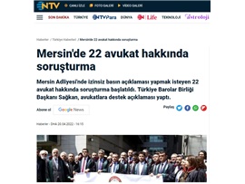 Baromuz, TBB ve Baro Başkanlarından, soruşturma açılan avukatlara destek