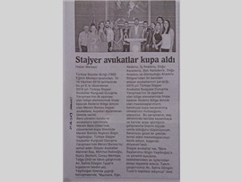 BASINDA BAROMUZ (Kurgusal Duruşma Yarışması Kupa Töreni Yapıldı)