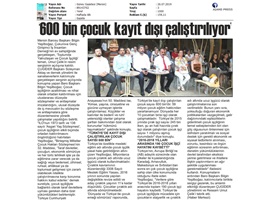 BASINDA BAROMUZ ('Çocuk İşçiliği' Konulu Resim Sergisi)