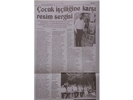 BASINDA BAROMUZ ('Çocuk İşçiliği' Konulu Resim Sergisi)