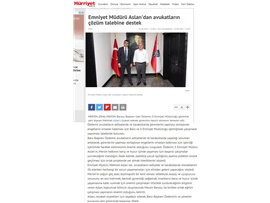 Başkanımız Özdemir'den, İl Emniyet Müdürü Aslan'a ziyaret