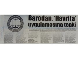 "Havrita" uygulamasına Baromuzdan tepki