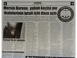 Yaban keçisi avı ihalelerinin iptali için dava açıldı