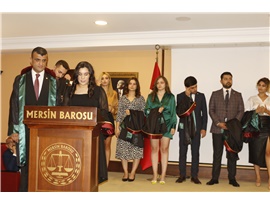 18 STAJYER AVUKATIMIZ CÜBBE GİYDİ