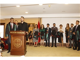 18 STAJYER AVUKATIMIZ CÜBBE GİYDİ