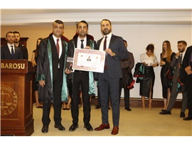 18 STAJYER AVUKATIMIZ CÜBBE GİYDİ