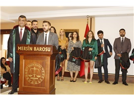 18 STAJYER AVUKATIMIZ CÜBBE GİYDİ