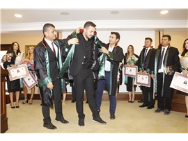 18 STAJYER AVUKATIMIZ CÜBBE GİYDİ