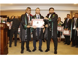 18 STAJYER AVUKATIMIZ CÜBBE GİYDİ