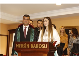 18 STAJYER AVUKATIMIZ CÜBBE GİYDİ