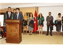 18 STAJYER AVUKATIMIZ CÜBBE GİYDİ