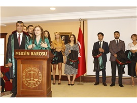 18 STAJYER AVUKATIMIZ CÜBBE GİYDİ