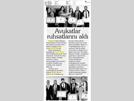 BASINDA BAROMUZ (Yemin Töreni- Av. Ali Er, "Avukat Adil Olmalı" )