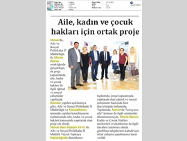 BASINDA BAROMUZ (Mersin Barosu ile Aile ve Sosyal Politikalar Bakanlığı Mersin İl Müdürlüğü Arasında Ortak Çalışmalar Başlıyor.) 26.10.2017
