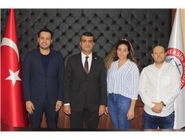 İÇ MİMARLAR ODASI MERSİN İL TEMSİLCİLİĞİ YÖNETİMİNDEN BAROMUZA ZİYARET
