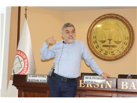 “KAMULAŞTIRMA HUKUKU” KONULU  EĞİTİM SEMİNERİ DÜZENLENDİ