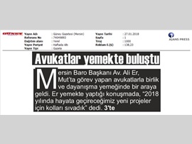 BASINDA BAROMUZ (Baro Bşk. Er: "Yeni Projeler İçin Kolları Sıvadık)