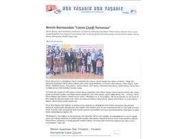 Mersin Barosu Limon Çiçeği Turnuvası düzenlendi