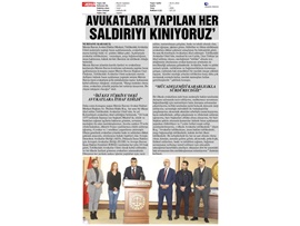 Tehlikedeki Avukatlar Günü basın açıklaması