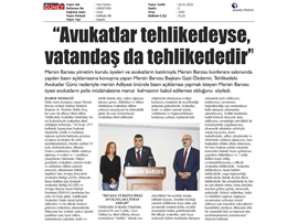 Tehlikedeki Avukatlar Günü basın açıklaması