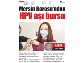 Mersin Barosu HPV Aşı Bursu Kampanyası başlattı