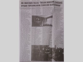 BASINDA BAROMUZ (İnsan Hakları Komisyonu Başkanımız Av. Mustafa Talaş'ın Basın Açıklaması)