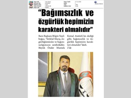 BASINDA BAROMUZ (Mehmet Akif Ersoy Anma Mesajı)